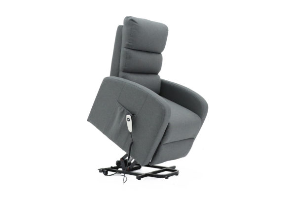 Elektrische relaxfauteuil met lift 'Bruges' Stof Donkergrijs - Afbeelding 4