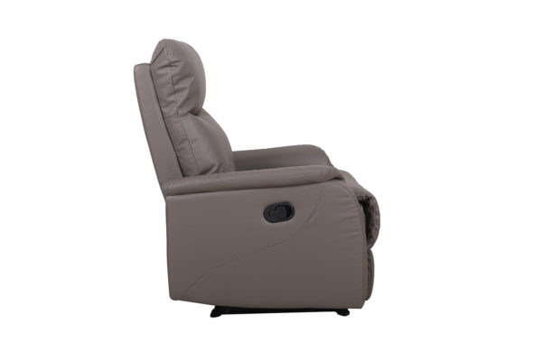 Ontspan fauteuil 'Tokio' handmatig verstelbaar PU Taupe - Afbeelding 4