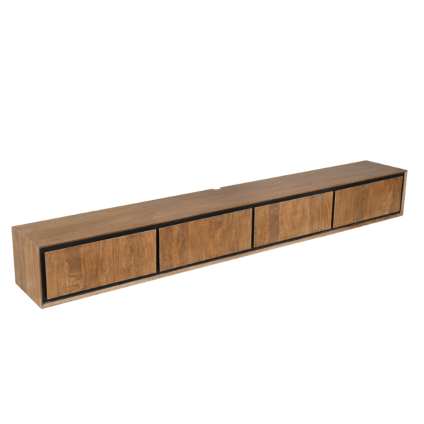 Zwevend tv-meubel RichWood | 240 cm - Afbeelding 5