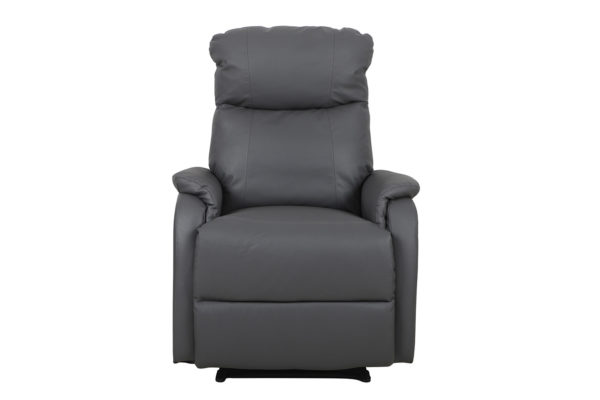 Ontspan fauteuil 'Tokio' handmatig verstelbaar PU Grijs - Afbeelding 6
