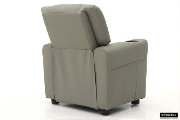 Mini-Relax fauteuil 'Renée' handmatig verstelbaar PU Grijs - Afbeelding 6