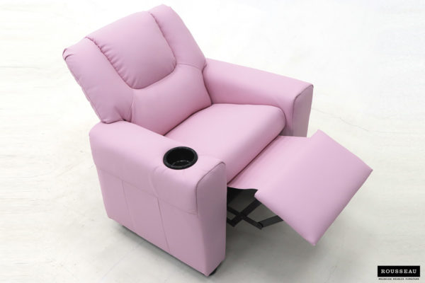 Mini-Relax fauteuil 'Renée' handmatig verstelbaar PU Roze - Afbeelding 6