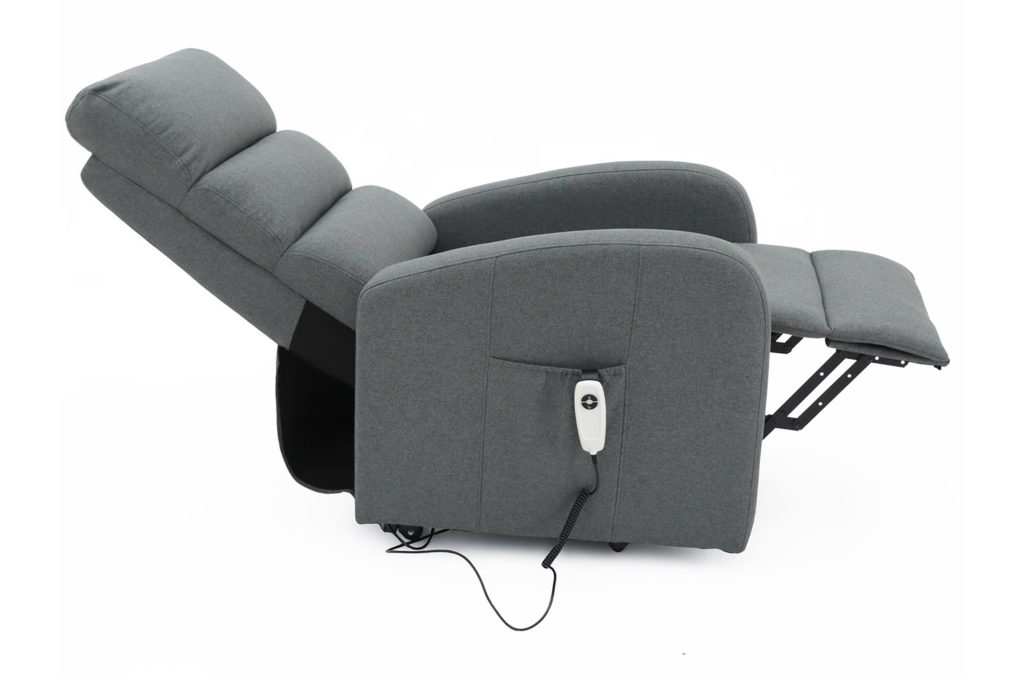 Elektrische relaxfauteuil met lift 'Bruges' Stof Donkergrijs - Afbeelding 6