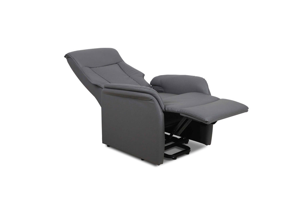 Elektrische Relaxfauteuil met lift 'Miami' PU Grijs - Afbeelding 7