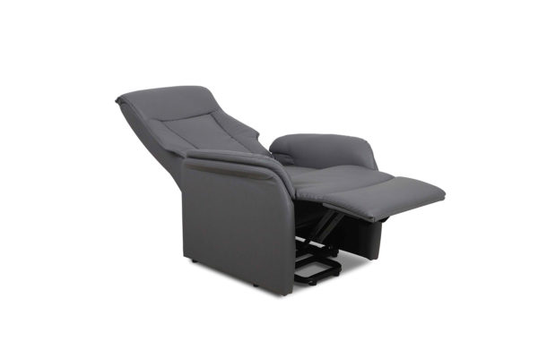 Elektrische Relaxfauteuil met lift 'Miami' PU Grijs - Afbeelding 7