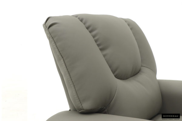 Mini-Relax fauteuil 'Renée' handmatig verstelbaar PU Grijs - Afbeelding 7
