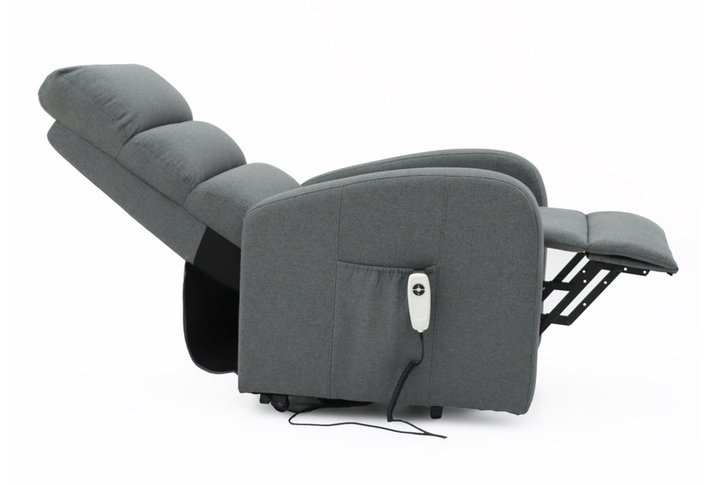 Elektrische relaxfauteuil met lift 'Bruges' Stof Donkergrijs - Afbeelding 7