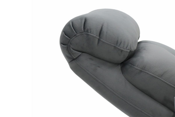 Ontspan fauteuil 'Wuhan' handmatig verstelbaar Stof Grijs - Afbeelding 8