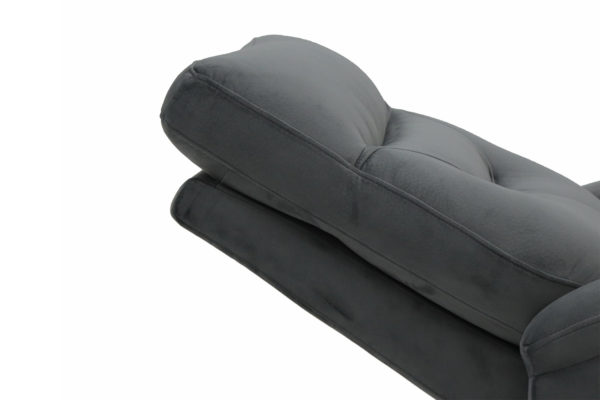 Ontspan fauteuil 'Breda' handmatig verstelbaar Stof Grijs - Afbeelding 8