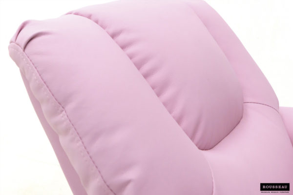 Mini-Relax fauteuil 'Renée' handmatig verstelbaar PU Roze - Afbeelding 8