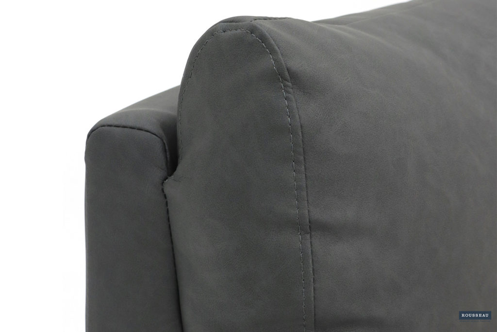 Ontspan fauteuil 'Frankrijk' handmatig verstelbaar PU Zwart - Afbeelding 8