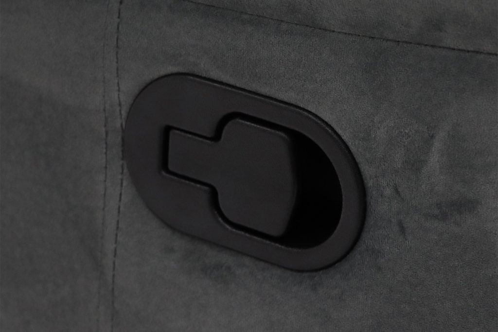 Ontspan fauteuil 'Breda' handmatig verstelbaar Stof Grijs - Afbeelding 9