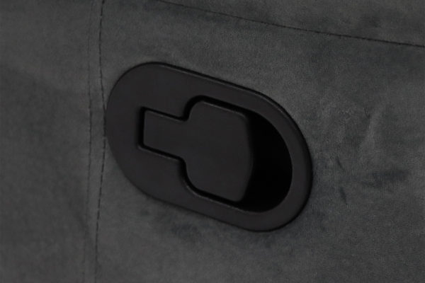 Ontspan fauteuil 'Breda' handmatig verstelbaar Stof Grijs - Afbeelding 9