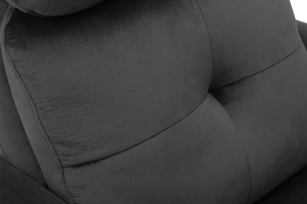 Ontspan fauteuil 'Wuhan' handmatig verstelbaar Stof Zwart - Afbeelding 9