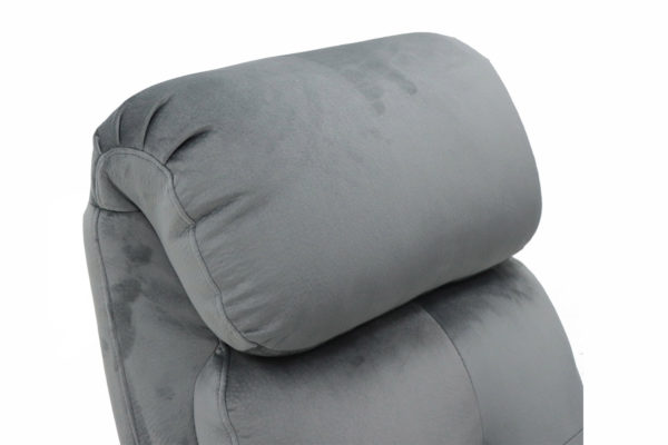 Ontspan fauteuil 'Wuhan' handmatig verstelbaar Stof Grijs - Afbeelding 9