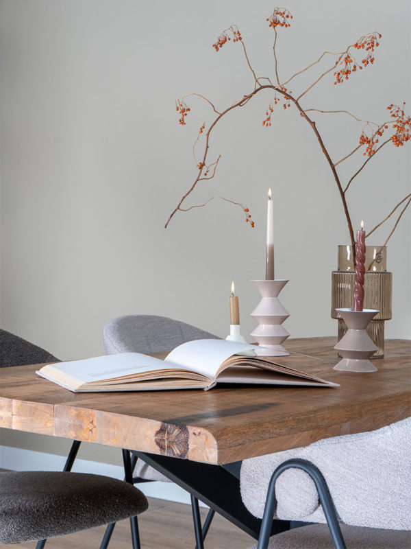 Eettafel Arvu 240 cm - Mangohout Spinpoot - Afbeelding 2