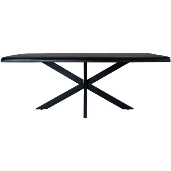 Eettafel Arvu 300 cm - Zwart Mangohout Spinpoot