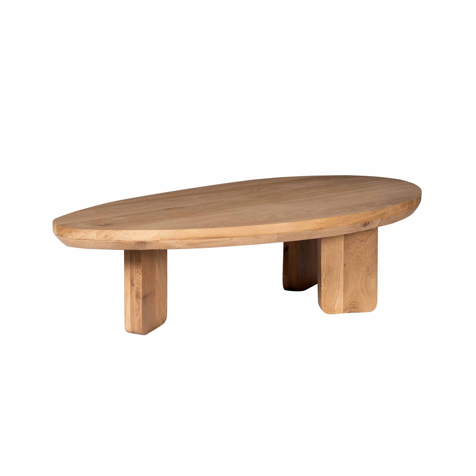 Het Steigerhouthuis Salontafel Zillah | 130 cm | Naturel Eiken