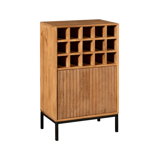 Wijnkast Madison Natuurlijk | 55 cm - Afbeelding 2