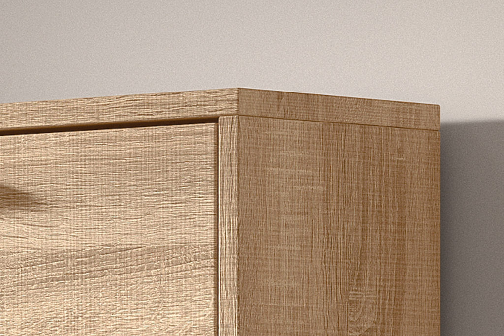 Schoenenkast 'Carini' 3 laden Sonoma (1c) - Afbeelding 2