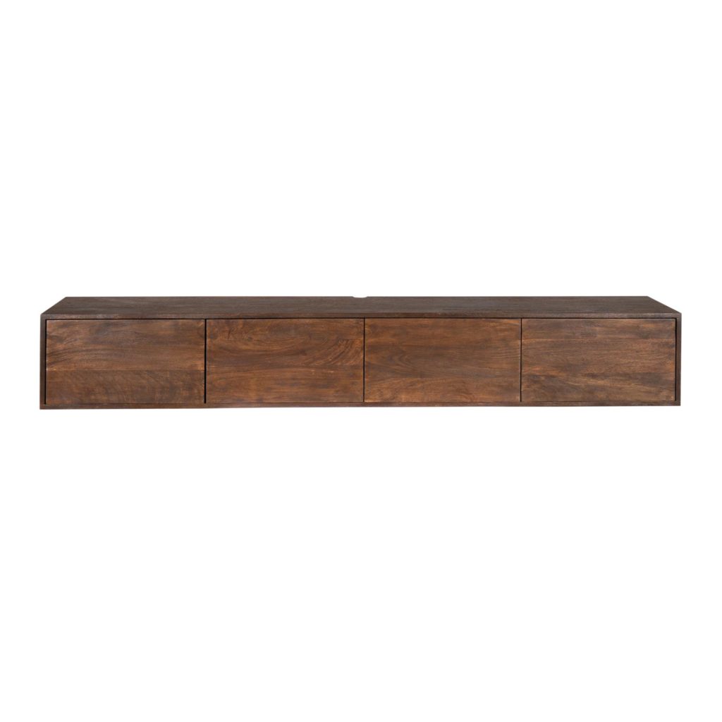 Zwevend tv-meubel Vision Brown | 200 cm - Afbeelding 2
