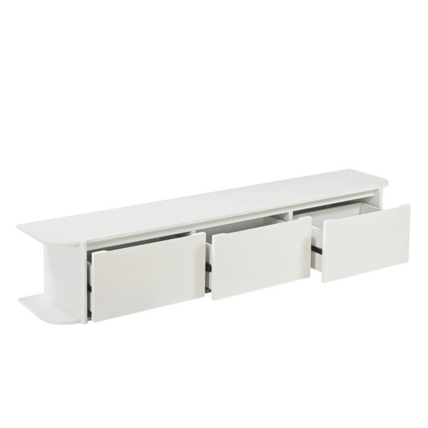 TV-meubel Jade zwevend Off White 200 - Afbeelding 3