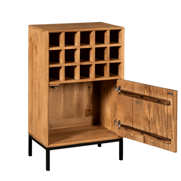 Wijnkast Madison Natuurlijk | 55 cm - Afbeelding 3