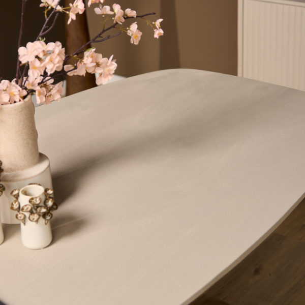 Eettafel Madison Sand | 160 cm | Deens Ovaal - Afbeelding 4