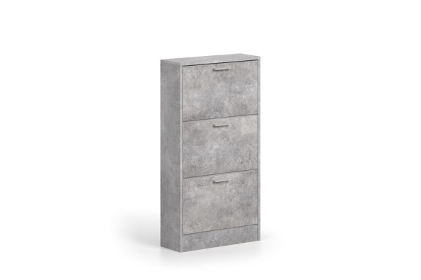 Schoenenkast 'Carini' 3 laden Beton (1c) - Afbeelding 5