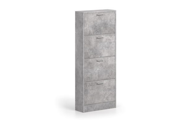 Schoenenkast 'Carini' 4 laden Beton (1c) - Afbeelding 5