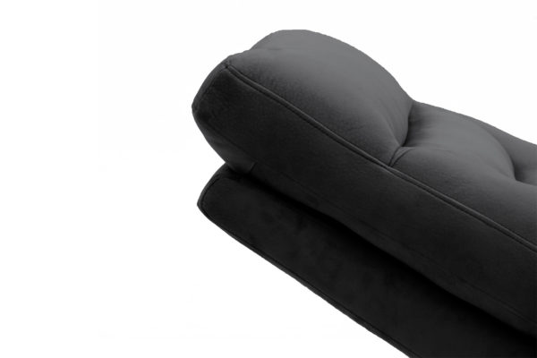 Fauteuil 'Breda' handmatig verstelbaar Stof Zwart - Afbeelding 9