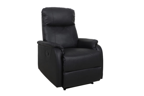 Fauteuil 'Tokio' handmatig verstelbaar PU Zwart - Afbeelding 2