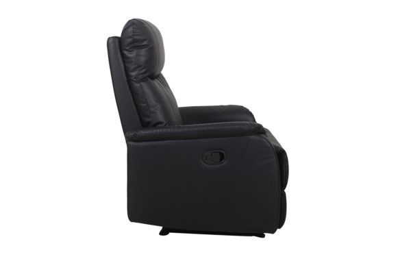 Fauteuil 'Tokio' handmatig verstelbaar PU Zwart - Afbeelding 4