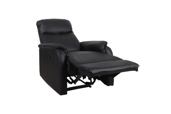 Fauteuil 'Tokio' handmatig verstelbaar PU Zwart - Afbeelding 5