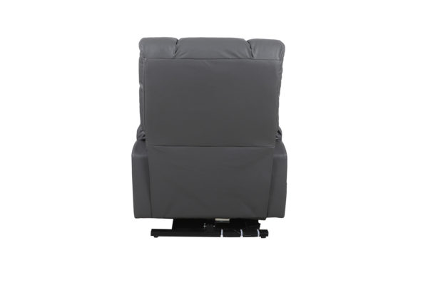 Elektrische Relaxfauteuil met lift 'Osaka' PU Grijs - Afbeelding 3