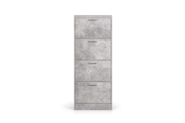 Schoenenkast 'Carini' 4 laden Beton (1c) - Afbeelding 6
