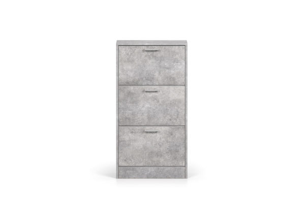 Schoenenkast 'Carini' 3 laden Beton (1c) - Afbeelding 6