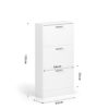 Schoenenkast 'Carini' 3 laden Wit (1c) - Afbeelding 7