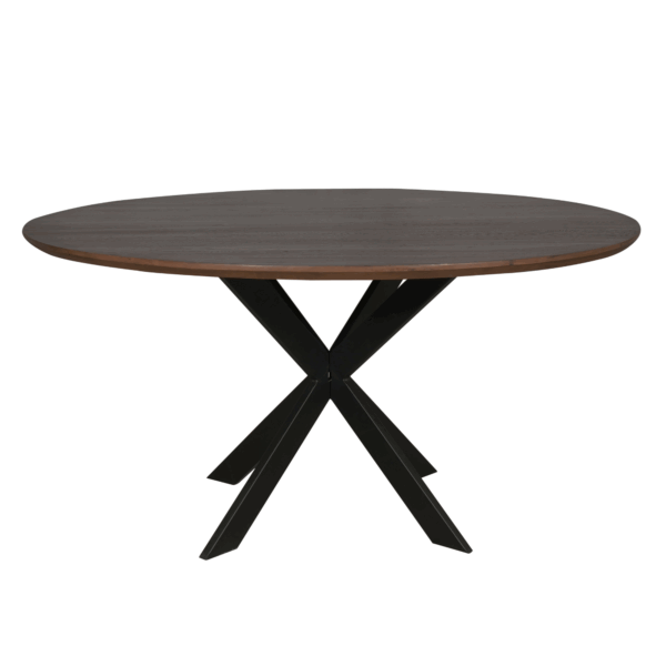 Eiken eettafel Ferris | Rond 150 cm | Naturel - Afbeelding 11
