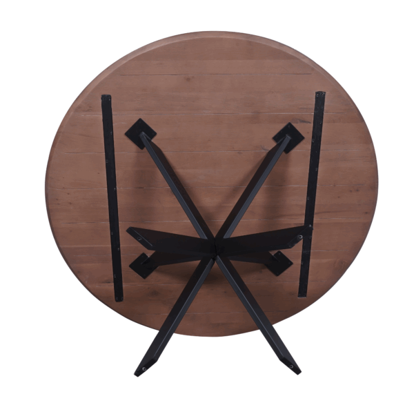 Eiken eettafel Ferris | Rond 150 cm | Naturel - Afbeelding 12