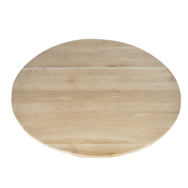 Eiken eettafel Ferris | Rond 150 cm | Naturel - Afbeelding 7