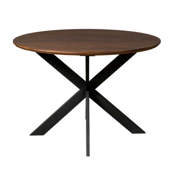 Eiken eettafel Ferris | Rond 150 cm | Bruin - Afbeelding 3