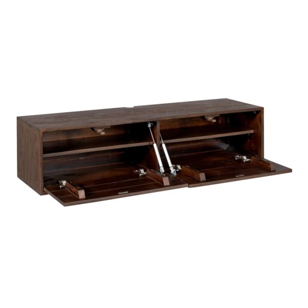 Zwevend tv-meubel Vision Brown | 120 cm - Afbeelding 4
