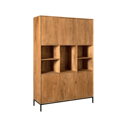 Vakkenkast Madison XL Natuurlijk | 135 cm