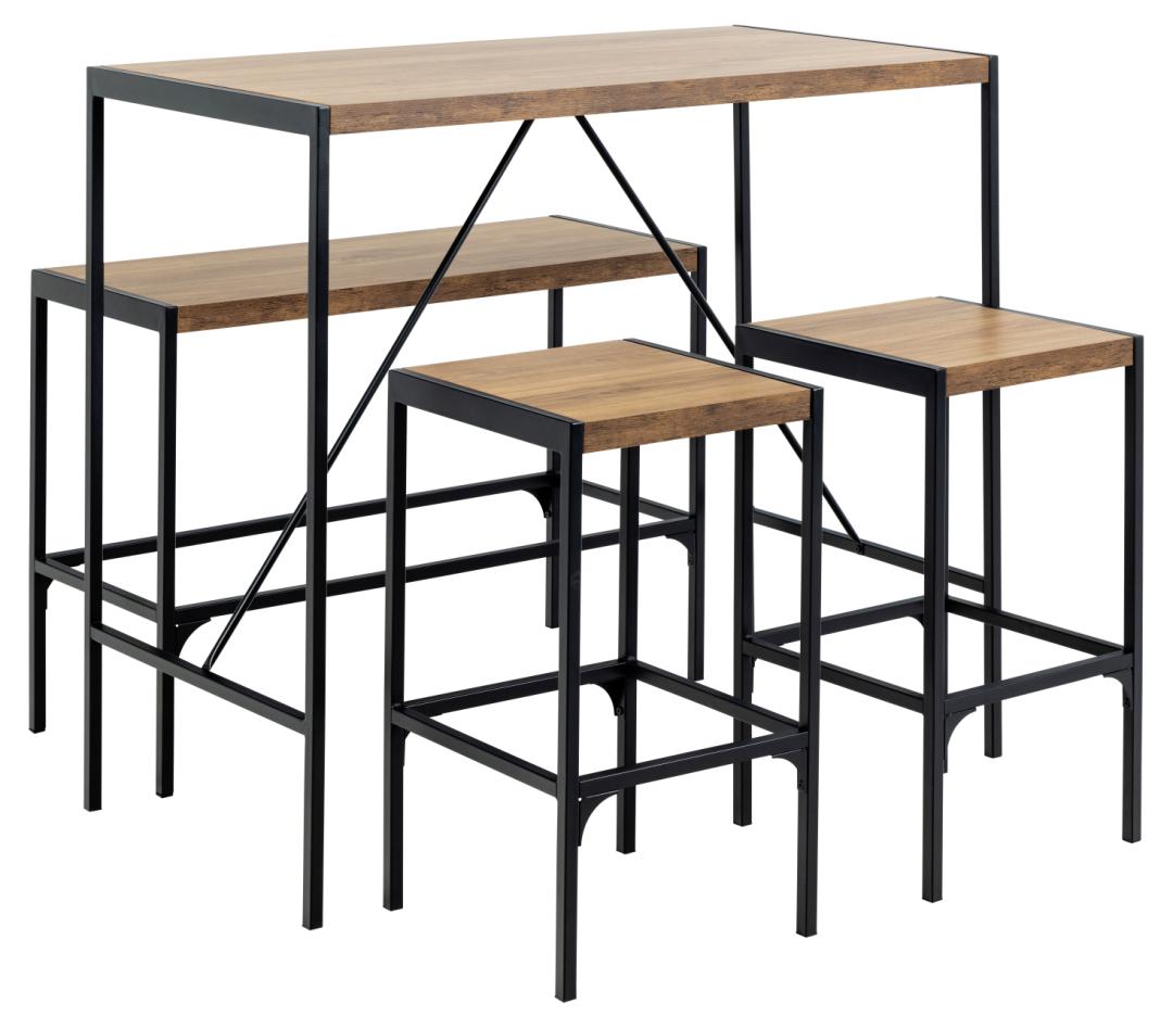 Het Steigerhouthuis Bahamas bartafel set