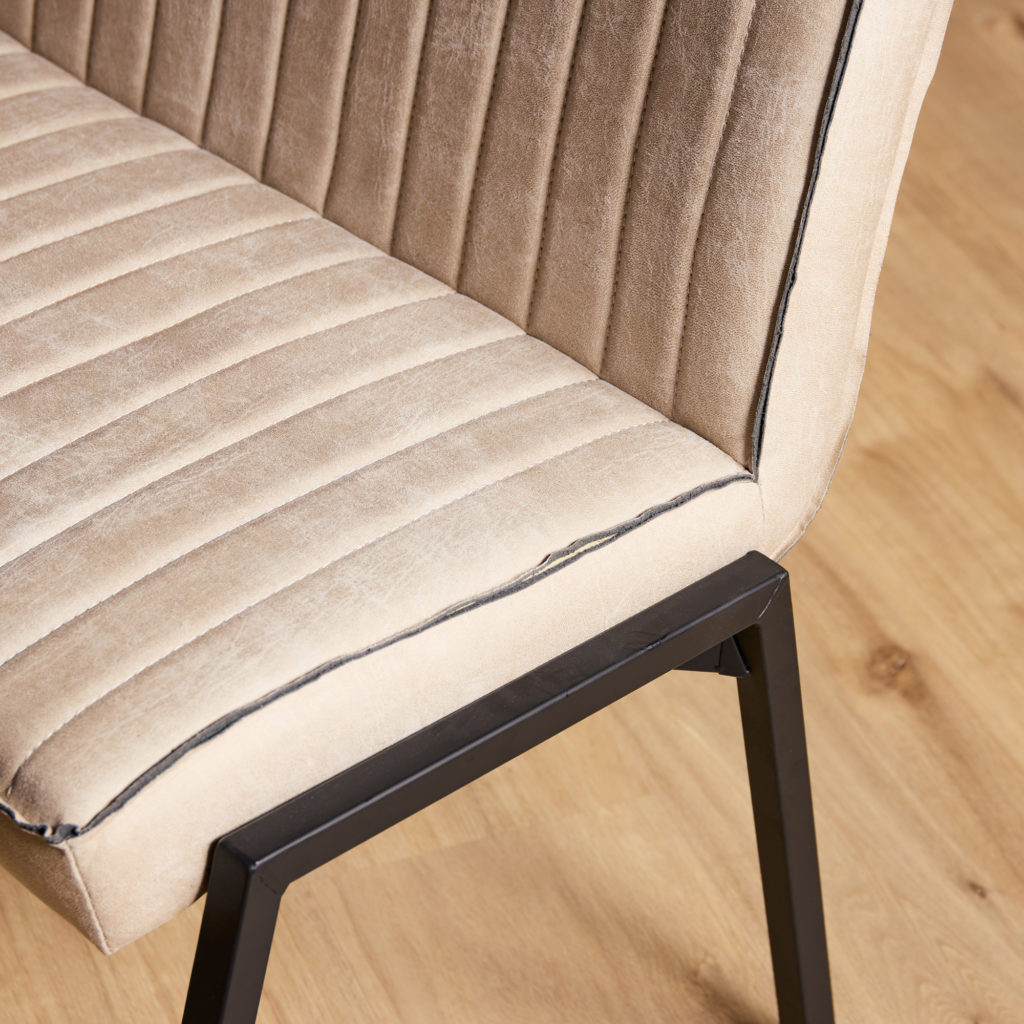 Eetkamerbank Tivoli Bull | 155 cm | Beige - Afbeelding 2