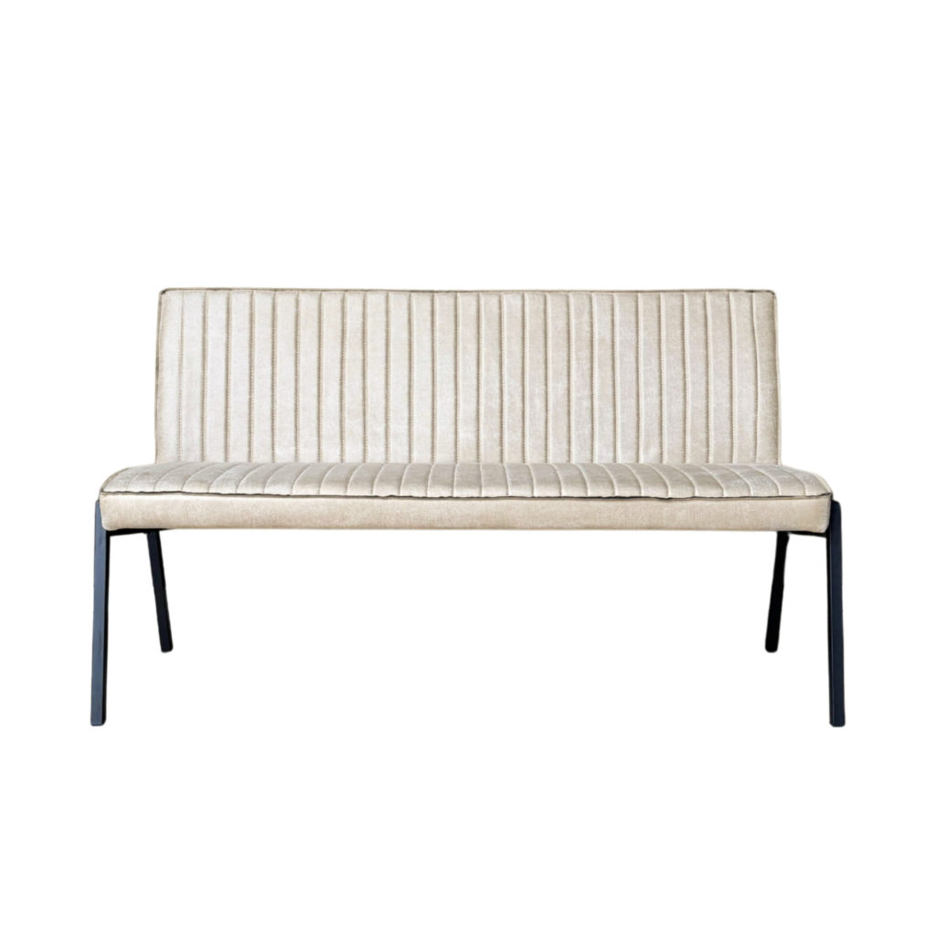 Eetkamerbank Tivoli Bull | 155 cm | Beige - Afbeelding 3