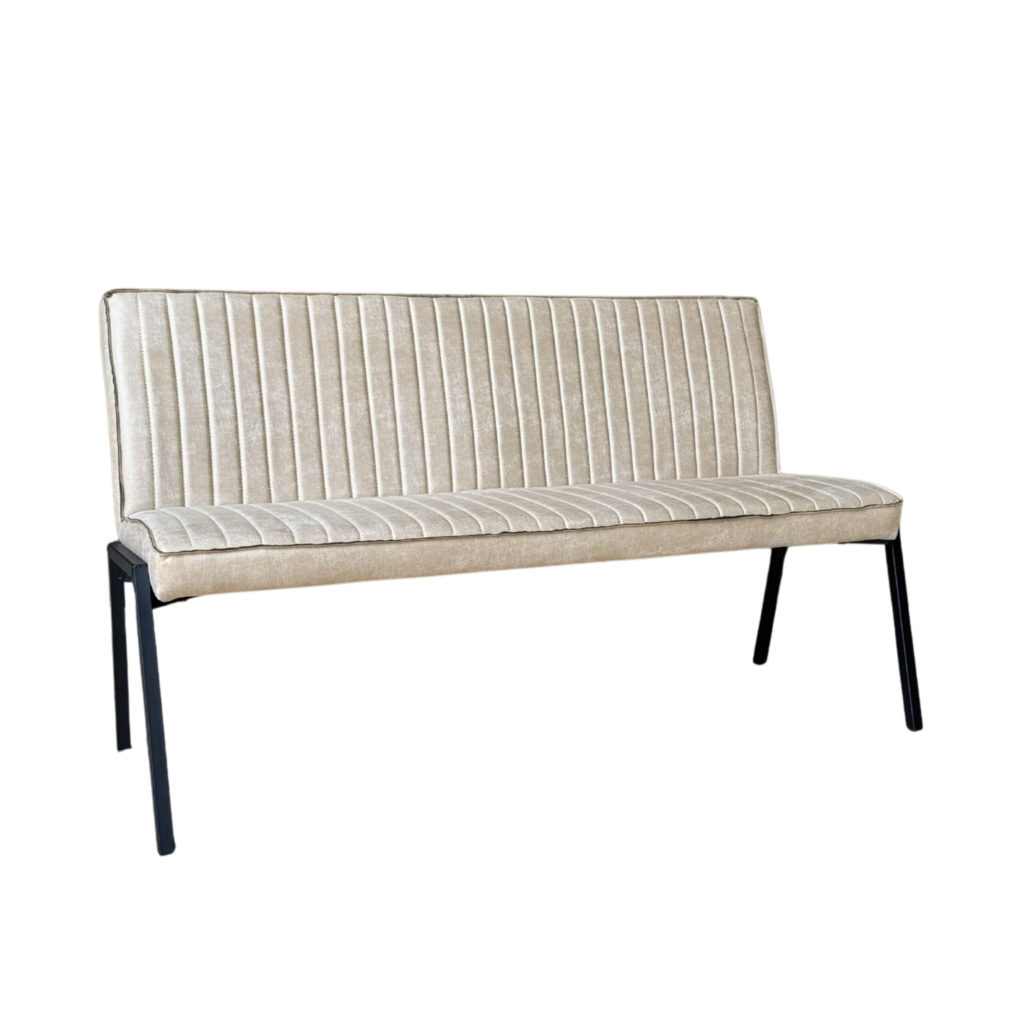 Eetkamerbank Tivoli Bull | 155 cm | Beige - Afbeelding 4