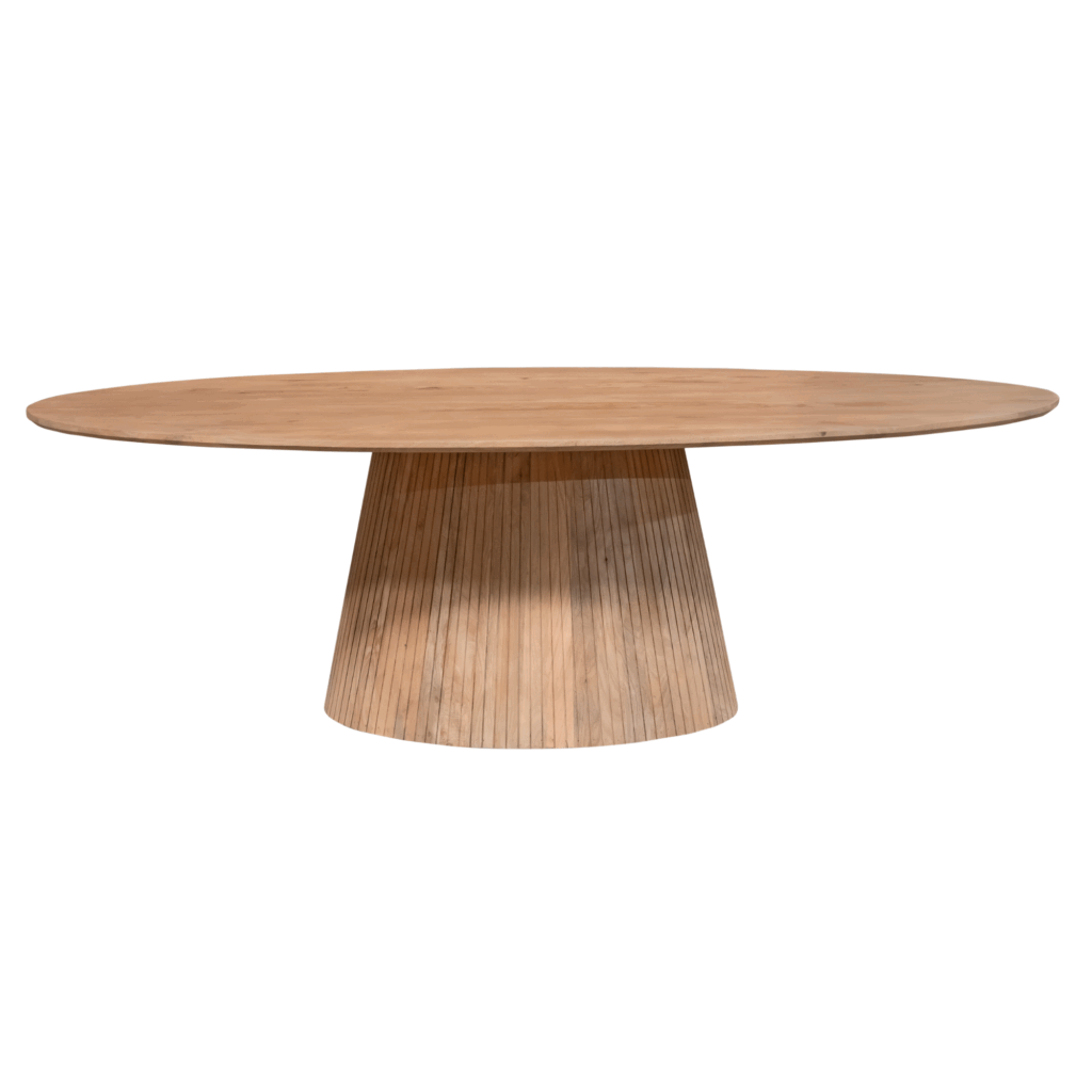 Eettafel Solana | 210 cm | Naturel | Ovaal - Afbeelding 8