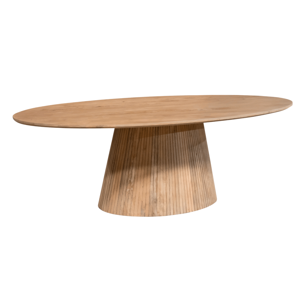 Eettafel Solana | 240 cm | Naturel | Ovaal - Afbeelding 8